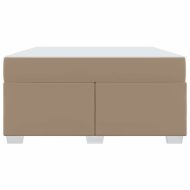 Рамка за легло с матрак Капучино 140 x 200 cm текстил