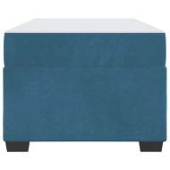 Рамка за легло с матрак Синьо 80 x 200 cm текстил