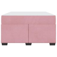 Рамка за легло с матрак Розово 120 x 200 cm текстил