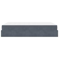 Рамка за легло Тъмносив 160 x 200 cm Кадифе