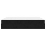 Рамка за легло Черно 160 x 200 cm Кадифе