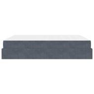 Рамка за легло Тъмносив 180 x 200 cm Кадифе