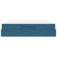 Рамка за легло Синьо 180 x 200 cm Кадифе