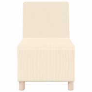 Модулен диван без ръкави 2 pcs Крем 55 x 74 x 82 см