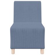 Модулен диван без ръкави 2 pcs Синьо 55 x 74 x 82 см