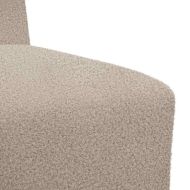 Модулен диван без ръкави 2 pcs Светлосиво 55 x 74 x 82 см