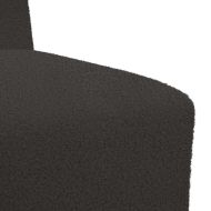 Модулен диван без ръкави 3 pcs Тъмен сив 55 x 74 x 82 см