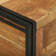 Кутия за съхранение 50 x 50 x 50 cm Масивна акациева дървесина