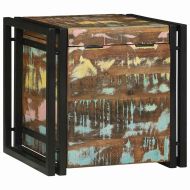 Кутия за съхранение 40 x 40 x 40 cm Масивна акациева дървесина