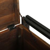 Кутия за съхранение 40 x 40 x 40 cm Масивна акациева дървесина