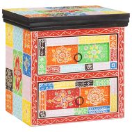 Нощен шкаф с чекмедже 2 pcs Многоцветен 40 x 30 x 40 см