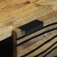 Масичка за кафе Кафяв и черен 80 x 50 x 40 cm