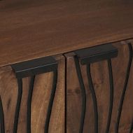 Шкафове и стелажи за съхранение на медии Кафяво