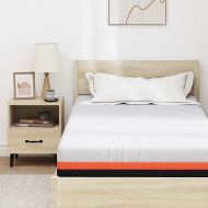 Матрак Бяло и сиво 120 x 200 cm Гелова мемори пяна