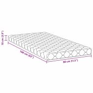 Матрак с кокосов слой Бяло 160 x 80 см PU пяна