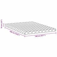 Матрак с кокосов слой Бяло 190 x 140 см PU пяна