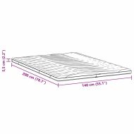 Подложки за матрак Бяло 140 x 200 cm Латекс