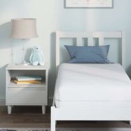 Матрак с кокосов слой Бяло 60 x 120 cm Калъфче