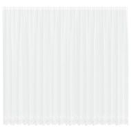 Перде от дантела С завеси Флорален Бяло 300 x 500 cm Полиестер