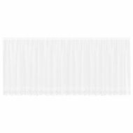 Перде от дантела С завеси Флорален Бяло 180 x 600 cm Полиестер