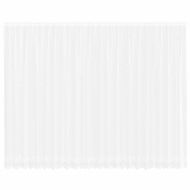 Перде от дантела С завеси Флорален Бяло 260 x 600 см Полиестер