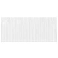 Перде от дантела С завеси Флорален Бяло 245 x 900 см Полиестер