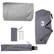 Наметало с покрив Друг Сив и черен 236 x 108 x 120 см