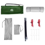 Вътрешна палатка с покрив Зелен 280 x 220 x 176 см тафта