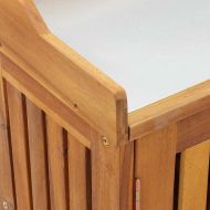 Градинско шкафче Кафяво 78 x 36,5 x 78см Солидно акациево дърво