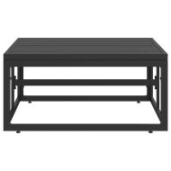 Мебели за открито Черно Алуминий