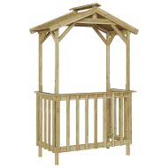 Навес за барбекю Кафяво 133.5 x 63 x 200 см