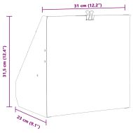 Уловител за сачми Черно 31 x 23 x 31.5 см Стомана