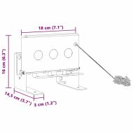 Падаща мишена за биатлон с 3 отвора и въже за нулиране