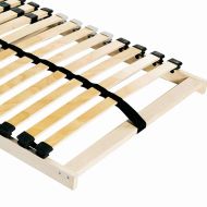 Ламелна подматрачна рамка Кафяво 140 x 190 cm