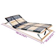 Ламелна подматрачна рамка Кафяво 70 x 190 cm