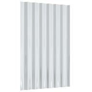 Панели покрив 12 поцинкована стомана сребристи 60x36 см