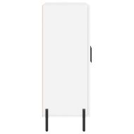 Сайдборд, бял, 69,5x34x90 см, инженерно дърво