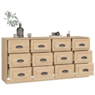 Сайдборди, 2 бр, сонома дъб,инженерно дърво