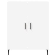 Висок шкаф, бял, 69,5x34x180 см, инженерно дърво