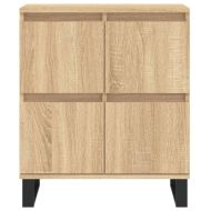 Сайдборд, дъб сонома, 60x35x70 см, инженерно дърво
