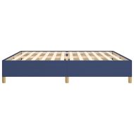 Рамка за легло без матрак, синя, 200x200 см, плат