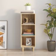 Сайдборд, Дъб сонома, 34,5x32,5x90 см, инженерно дърво