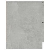 Нощни шкафчета, 2 бр, бетонно сиво, инженерна дървесина