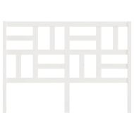 Горна табла за легло, бяла, 166x4x104 см, бор масив