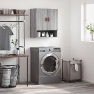 Стенен шкаф, сив сонома, 60x31x70 см, инженерно дърво