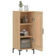 Сайдборд, дъб сонома, 34,5x34x90 см, инженерно дърво