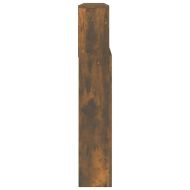 Табла за легло тип шкаф, опушен дъб, 220x19x103,5 см