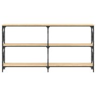 Конзолна маса, дъб сонома, 156x28x80,5 см, инженерно дърво