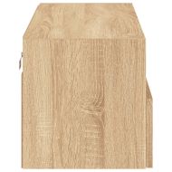 Стенен ТВ шкаф, сонома дъб, 80x30x30 см, инженерно дърво