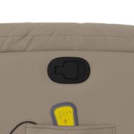 Масажен наклоняем стол, капучино, изкуствена кожа